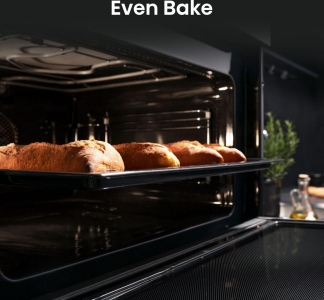 Hisense BIM406A8B Kompakt-Einbau-Kombi-Backofen mit Mikrowelle 743838