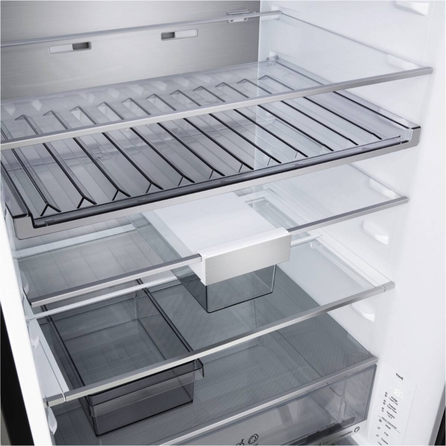 LG GBBW726CEV Kühl- und Gefrierkombination 70 cm dark inox 