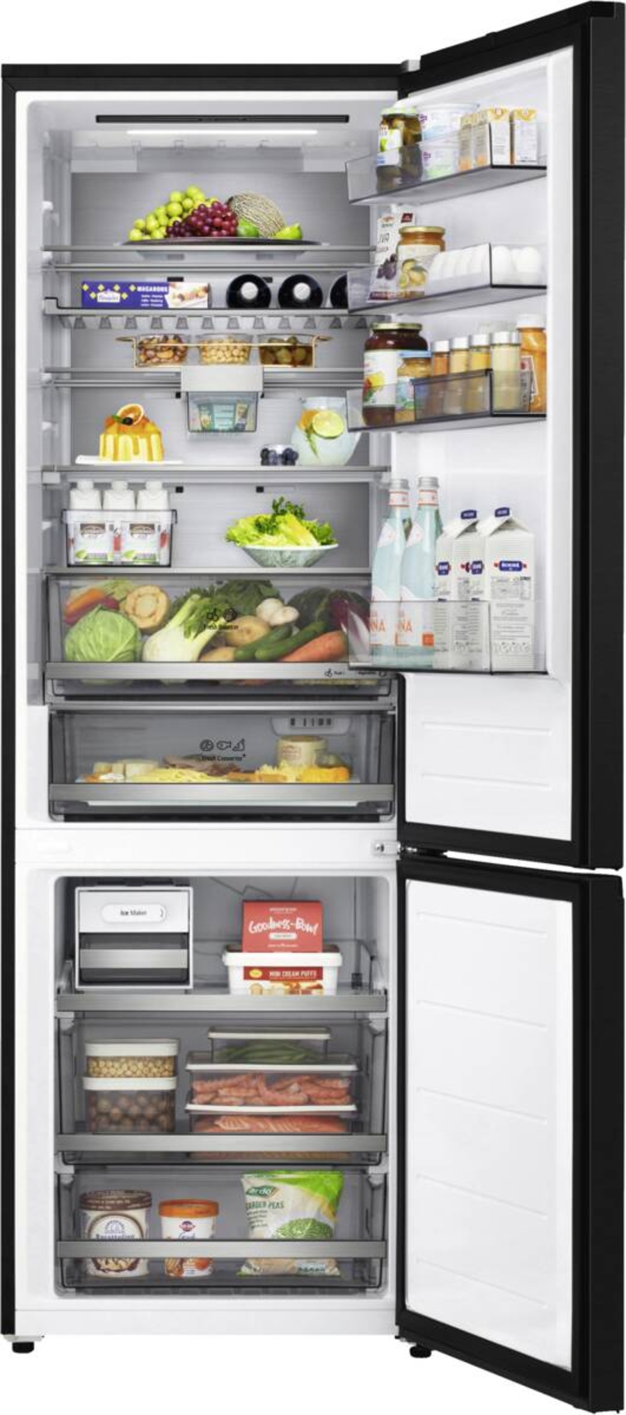 LG GBBW726CEV Kühl- und Gefrierkombination 70 cm dark inox 