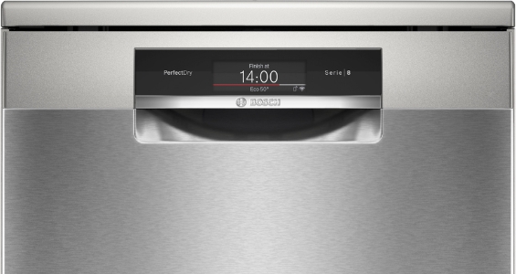 Bosch SMS8TCI04E Serie 8 Geschirrspüler Stand 60 cm Edelstahl  miz Besteckschublade