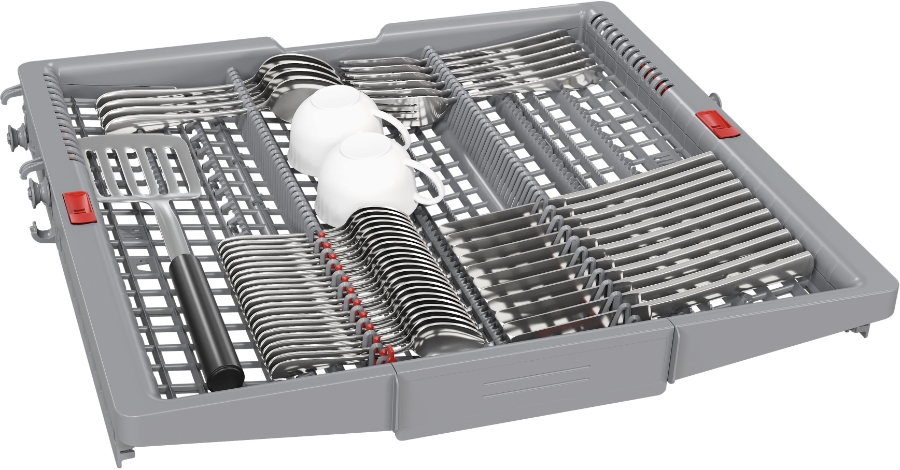 Bosch SMS8TCI04E Serie 8 Geschirrspüler Stand 60 cm Edelstahl  miz Besteckschublade