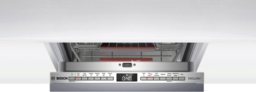 Bosch SPD4EMX02D Geschirrspüler Einbau 45 cm vollintegriert mit Besteckschublade