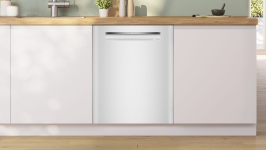 Bosch SMP4ECW72S  Geschirrspüler Einbau-Unterbau 60 cm weiß mit Besteckschublade