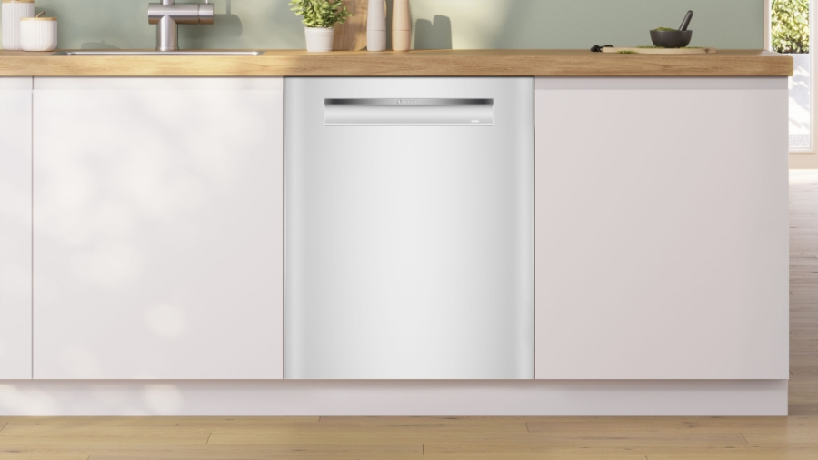 Bosch SMP4ECW72S  Geschirrspüler Einbau-Unterbau 60 cm weiß mit Besteckschublade