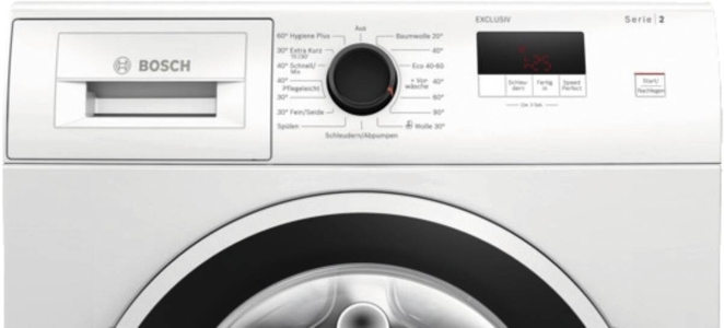 Bosch EXCLUSIV WGE02490  Waschmaschinen Frontlader Weiss 7kg 1400 U/min 