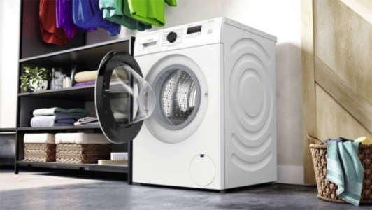 Bosch EXCLUSIV WGE02490  Waschmaschinen Frontlader Weiss 7kg 1400 U/min 