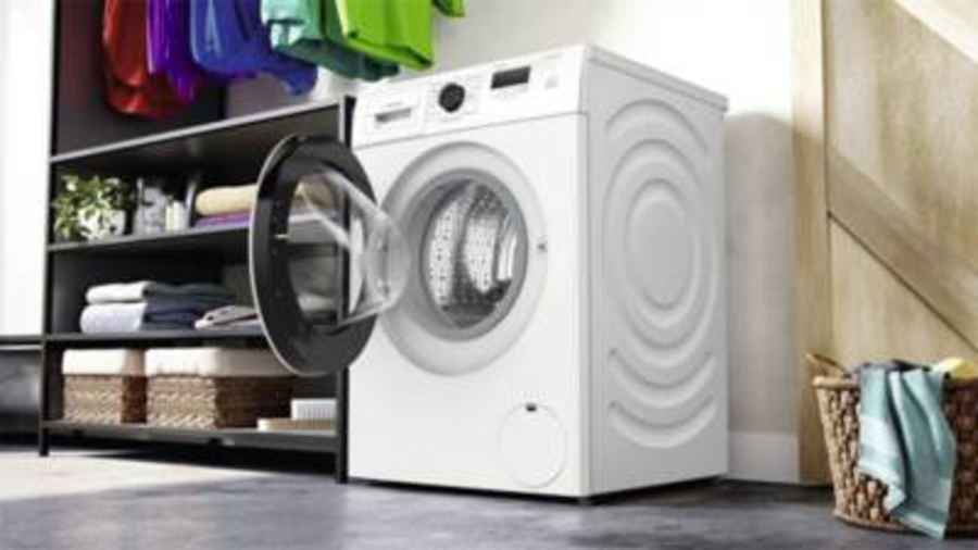 Bosch EXCLUSIV WGE02490  Waschmaschinen Frontlader Weiss 7kg 1400 U/min 