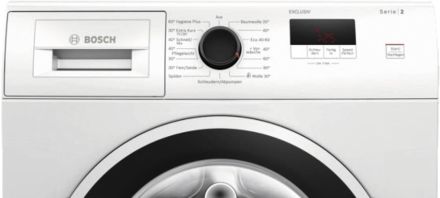 Bosch EXCLUSIV WGE02490  Waschmaschinen Frontlader Weiss 7kg 1400 U/min 