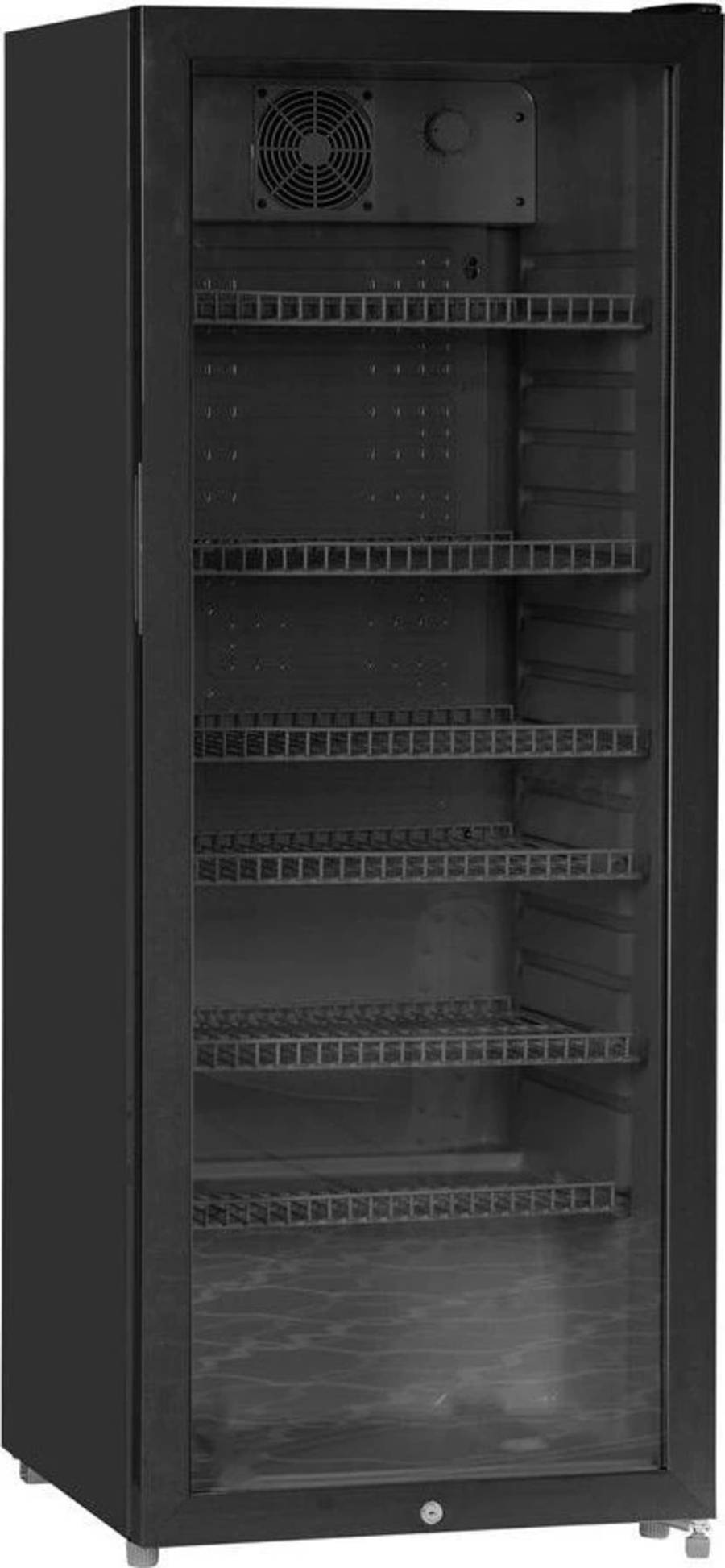 Silva G-KS 2435 Getränkekühlschrank, 237 L, Glastür, Airflow  Schwarz
