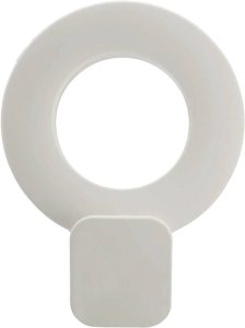 Hama 4674 LED-Ringleuchte To Go  für Handy, aufladbar, 3 Modi weiß