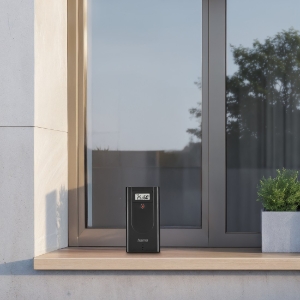 Hama 222242 Wetterstation Usedom Schwarz 