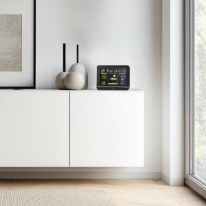 Hama 222242 Wetterstation Usedom Schwarz 