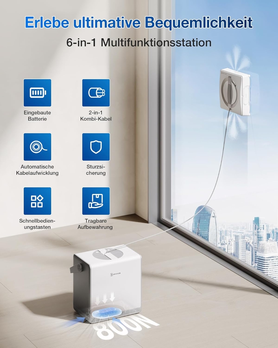 Ecovacs WINBOT W2 PRO OMNI Fensterreinigung 