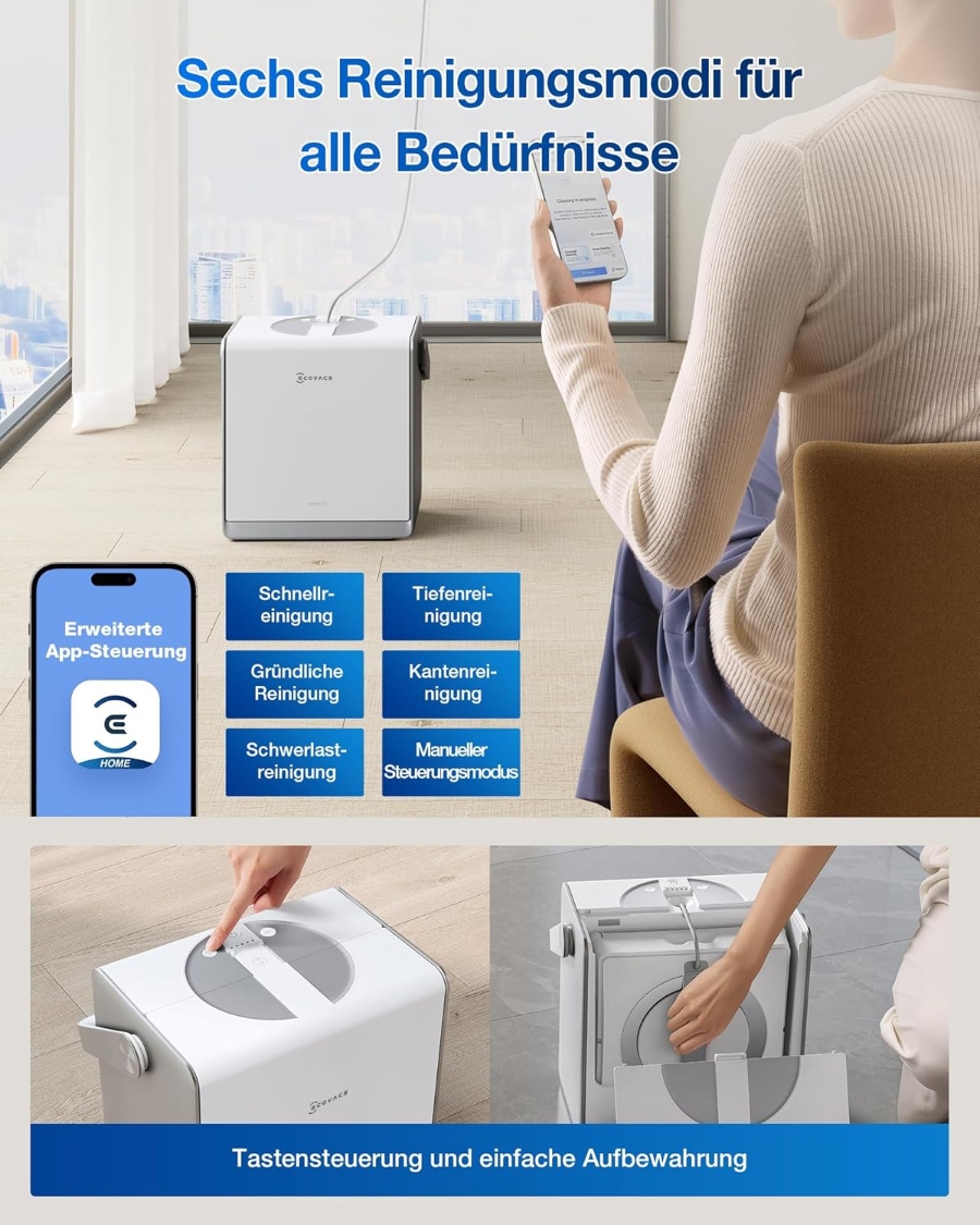 Ecovacs WINBOT W2 PRO OMNI Fensterreinigung 