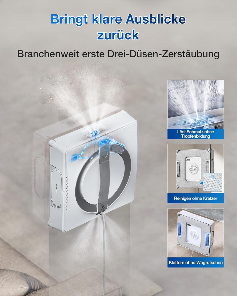 Ecovacs WINBOT W2 PRO OMNI Fensterreinigung 