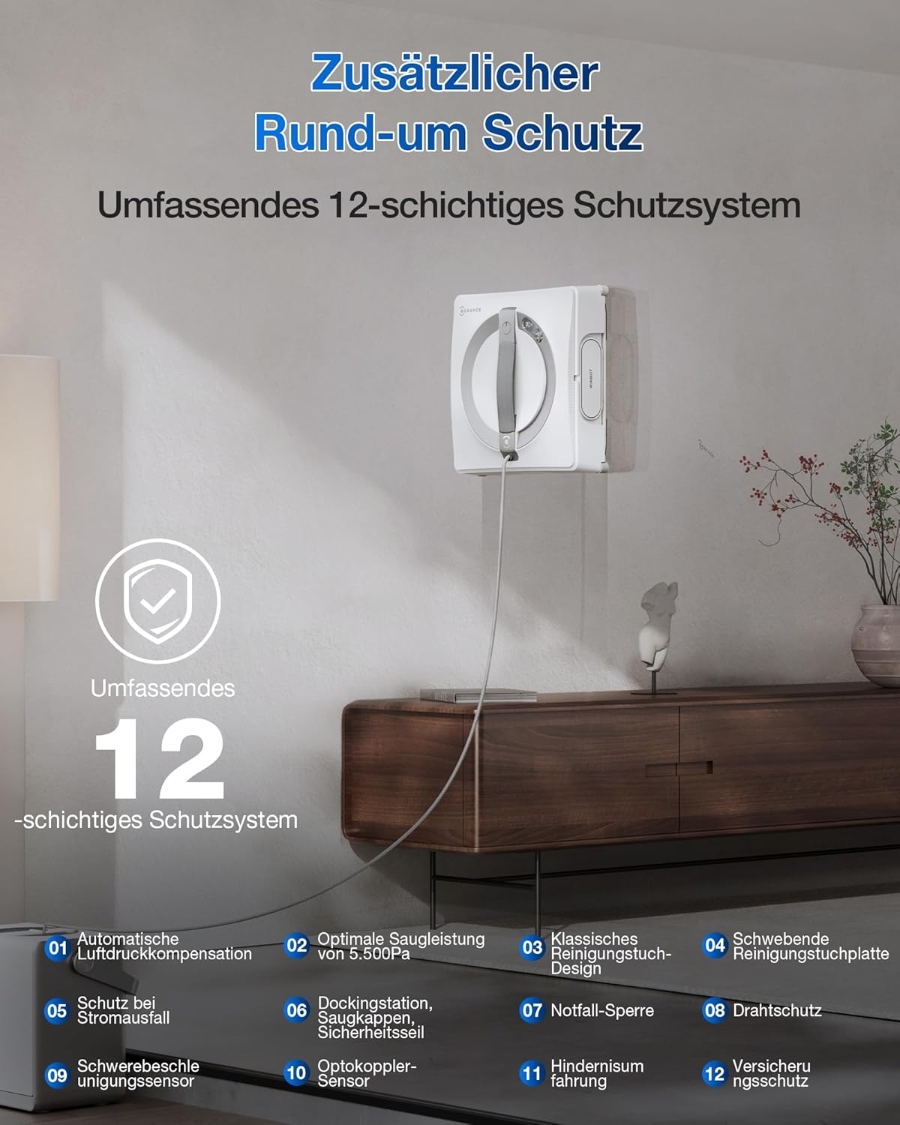 Ecovacs WINBOT W2 PRO OMNI Fensterreinigung 