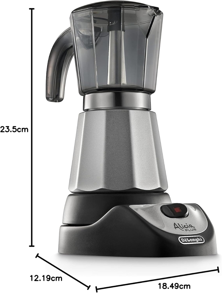 De´Longhi EMKM 6.B Alicia Plus Espresso-Maschine Silber