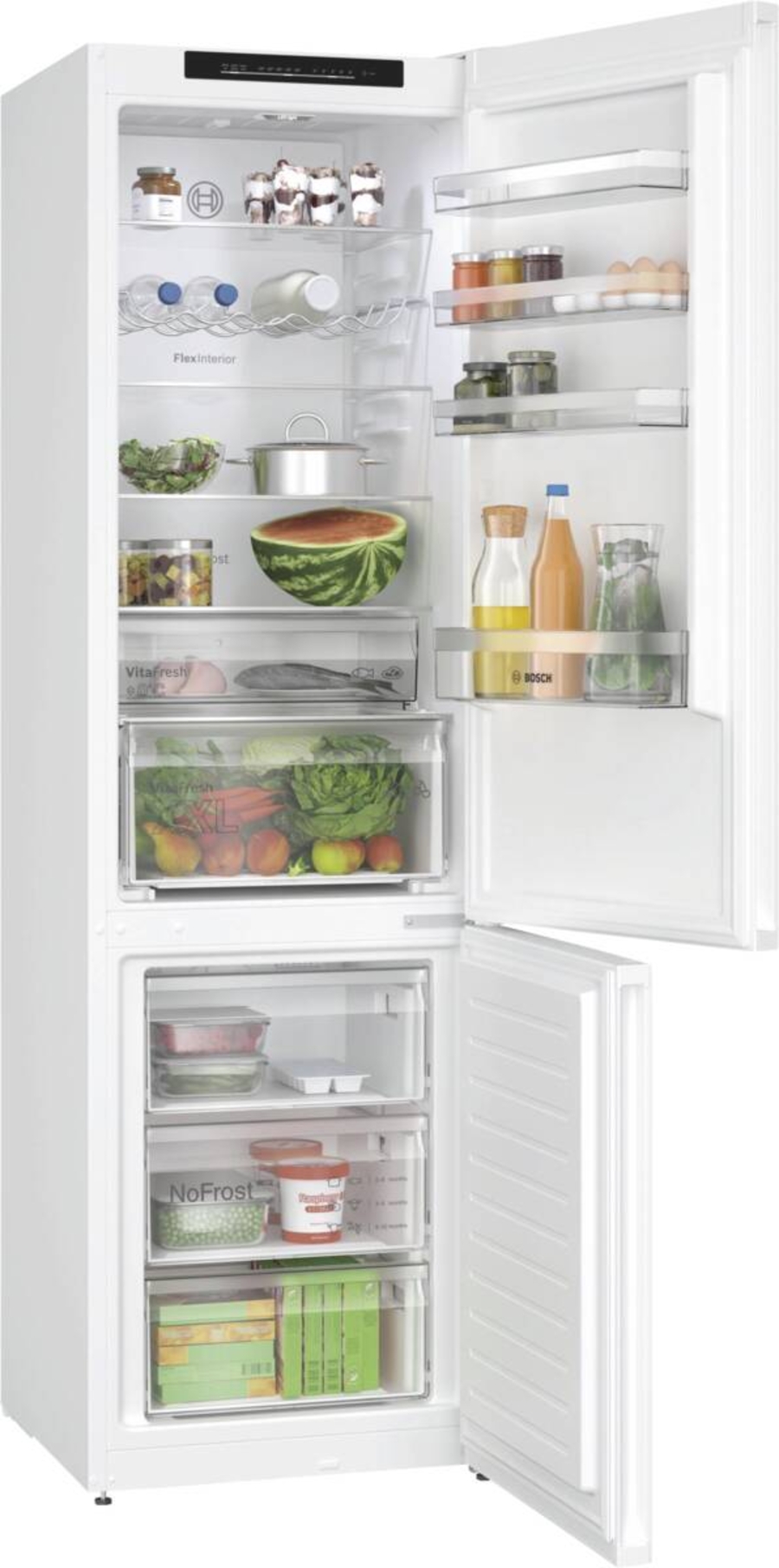 Bosch KGN392WCF Kühl-/Gefrierkombination Stand Weiss No-Frost