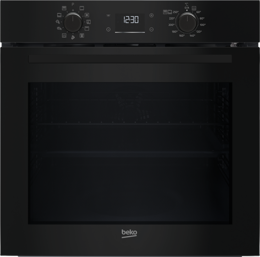 Beko BBIMP7300KSBP Backofen Schwarz mit Pyrolyse 9 Funktionen