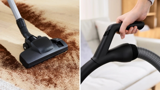 Bosch BGL8XPER Serie 8  Staubsauger mit Beutel XL-Polsterdüse, XXL-Fugendüse, 700 W, blau 