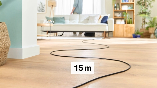 Bosch BGL8XPER Serie 8  Staubsauger mit Beutel XL-Polsterdüse, XXL-Fugendüse, 700 W, blau 