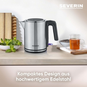 Severin WK3489 Wasserkocher, 1,0 L, 2200 W, inox 