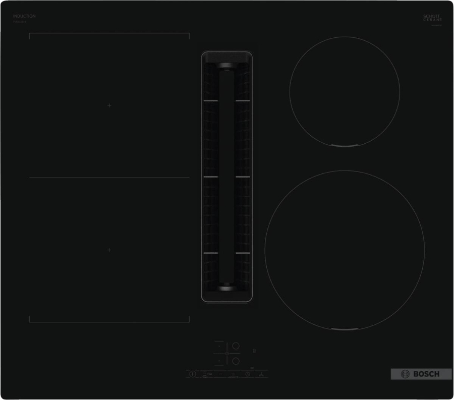 Bosch PVS611B16E Induktionskochfeld mit Kochfeldabzug  
