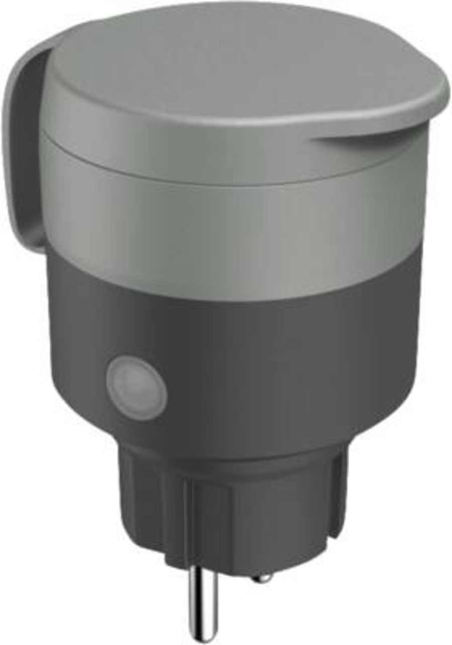Hama 176624 WLAN-Steckdose Outdoor ohne Hub Grau 