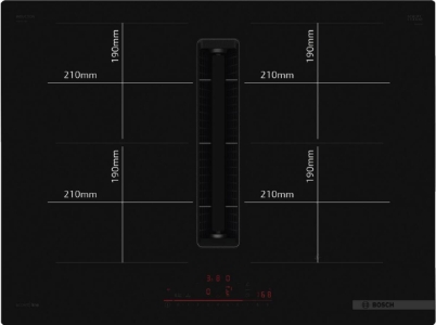Bosch PVQ711H26E Kochfeld Einbau Autark 70 cm mit integriertem Abzug