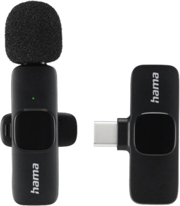 Hama 4680 Lavalier-Mikrofon Smart Wireless Mikrofone Schwarz
