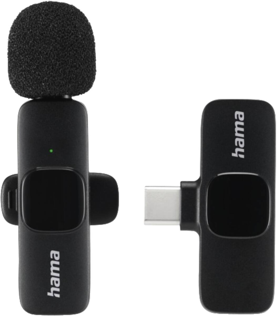 Hama 4680 Lavalier-Mikrofon Smart Wireless Mikrofone Schwarz