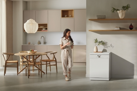 Miele G 5611 SC Geschirrspüler Stand 60 cm Brillantweiß mit Besteckschublade