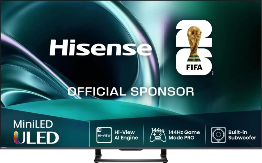 Hisense 65U7Q Fernseher ULED MiniLED Smart TV 4K 144 Hz  