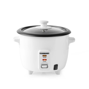 Melissa Reiskocher 0,6 l | 300 W | Antihaftbeschichtung | Abnehmbare Schüssel | Dampfgareinsatz | Warmhaltefunktion |Automatische