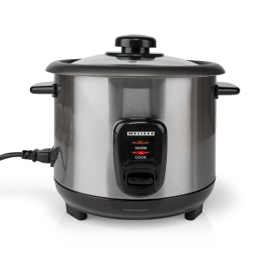 Melissa Reiskocher 1,0 l | 400 W | Antihaftbeschichtung | Abnehmbare Schüssel | Dampfgareinsatz | Warmhaltefunktion  Automatische