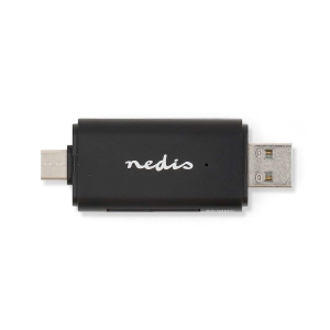 Nedis CRDRU2110BK Kartenleser microSD (TF) / microSDHC (TF) / microSDXC (TF) / SD / SDHC /