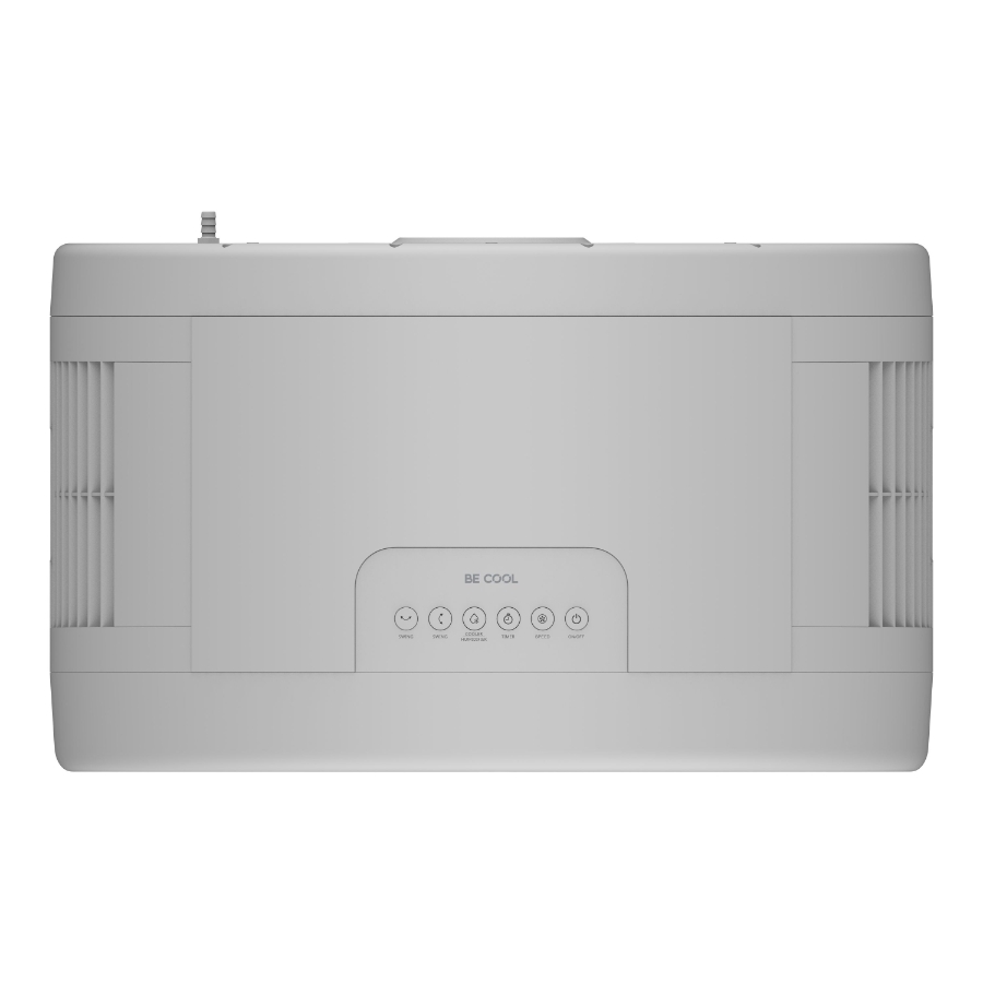 BE COOL BC52ACP2501 Premium Luftkühler mit 52L Wassertank  weiß/grau