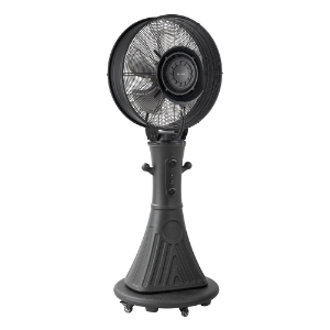 BE COOL BCMISTFAN Sprühnebel-Standventilator mit 66cm Durchmesser 