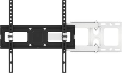Hama 220856 TV-Wandhalterung, schwenkbar, neigbar, ausziehbar,  165 cm (65") bis 35 kg Schwarz-Weiss