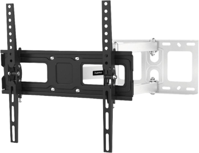 Hama 220856 TV-Wandhalterung, schwenkbar, neigbar, ausziehbar,  165 cm (65") bis 35 kg Schwarz-Weiss
