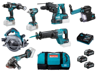 Makita DK0154G603 Akku-Spezialset XGT 40 V max  Lieferung inkl. Transporttasche, 3x 4,0 Ah Akkus