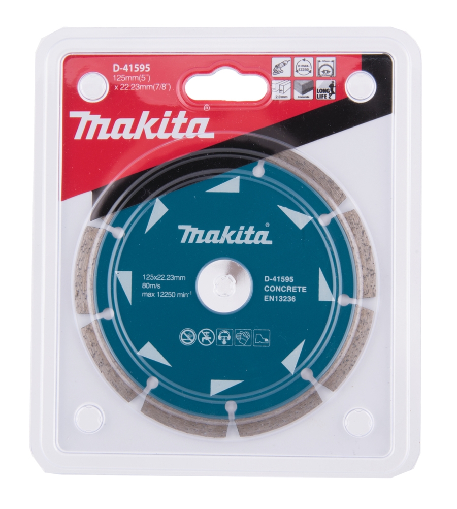 Makita D-41595  Diamantscheibe 125 x 22,23 mm segmentiert • 125 mm • 22,23 mm
