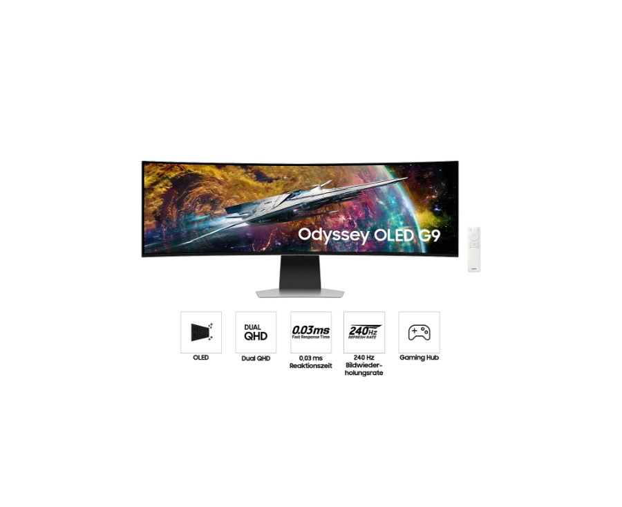 Samsung LS49CG954SUXEN Odyssey Gaming Monitor OLED G95SC (Ausst.) ***Ausstellungsstück*** 24 Monate Garantie mit Verpackung 
