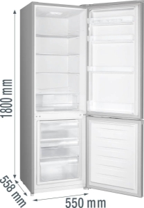 Gorenje RK418DPS4I Kühl-/Gefrierkombinationen Stand 269 Liter (BxHxT):550x1800x557mm