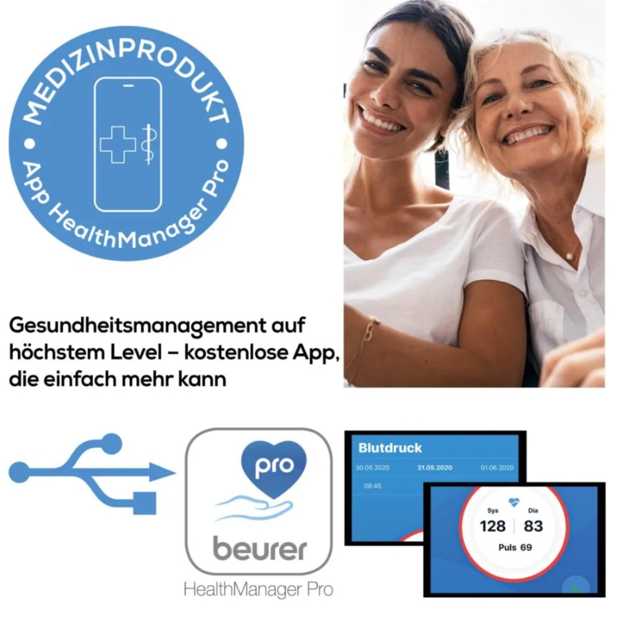 Beurer BM 58 Oberarm-Blutdruckmessgerät 