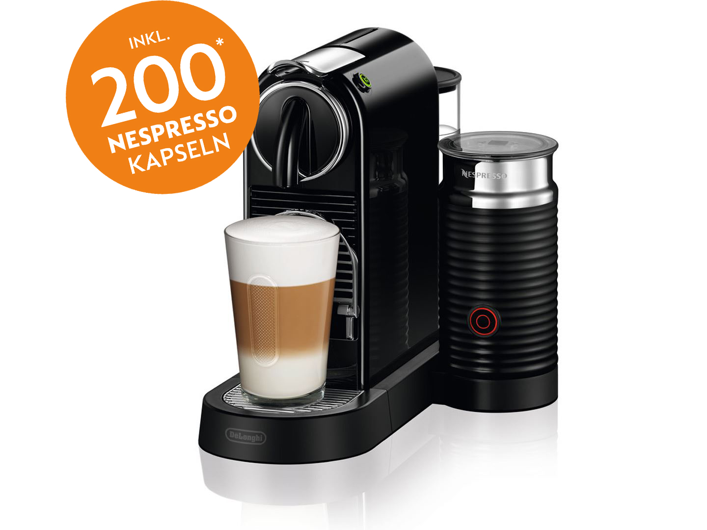 De´Longhi EN267.BAE Nespresso Kapselmaschine CitiZ & Milk Schwarz Aktion