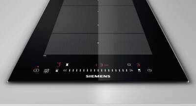 Siemens EX375FXB1E Einbau Induktions-Kochstelle Edelstahl 30 cm Glaskeramik 