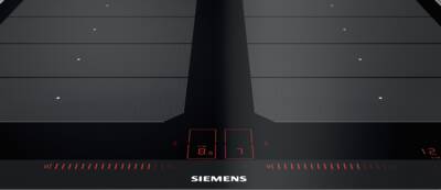 Siemens EX675LXC1E Induktions-Kochstelle Glaskeramik Edelstahl 60 cm 4 Induktions-Kochzonen, quickStart, powerMove Plus