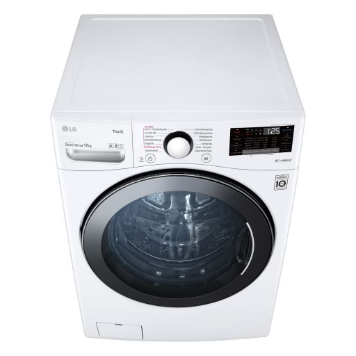 LG F11WM17TS2 Waschmaschine mit 17 kg Kapazität 1100 U/min TurboWash, Steam, Wi-Fi-Funktion