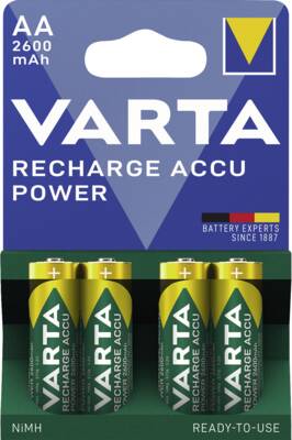 Varta  5716 Recharge Accu Power Mignon 2600mAh 4er Blister 